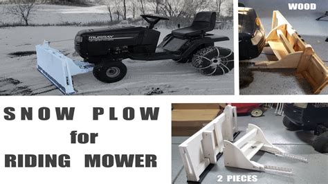 como fabricar un snow plow con metal y madera|diy snow plow.